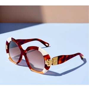 NWB Italian Chloe 54mm Round Sunglasses